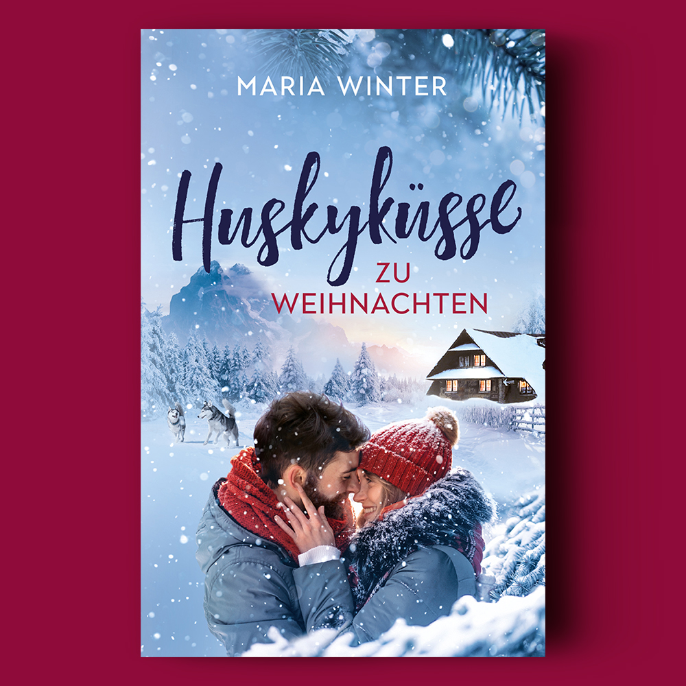 huskyküsse-zu-weihnachten-winter-romance-buchcover-design